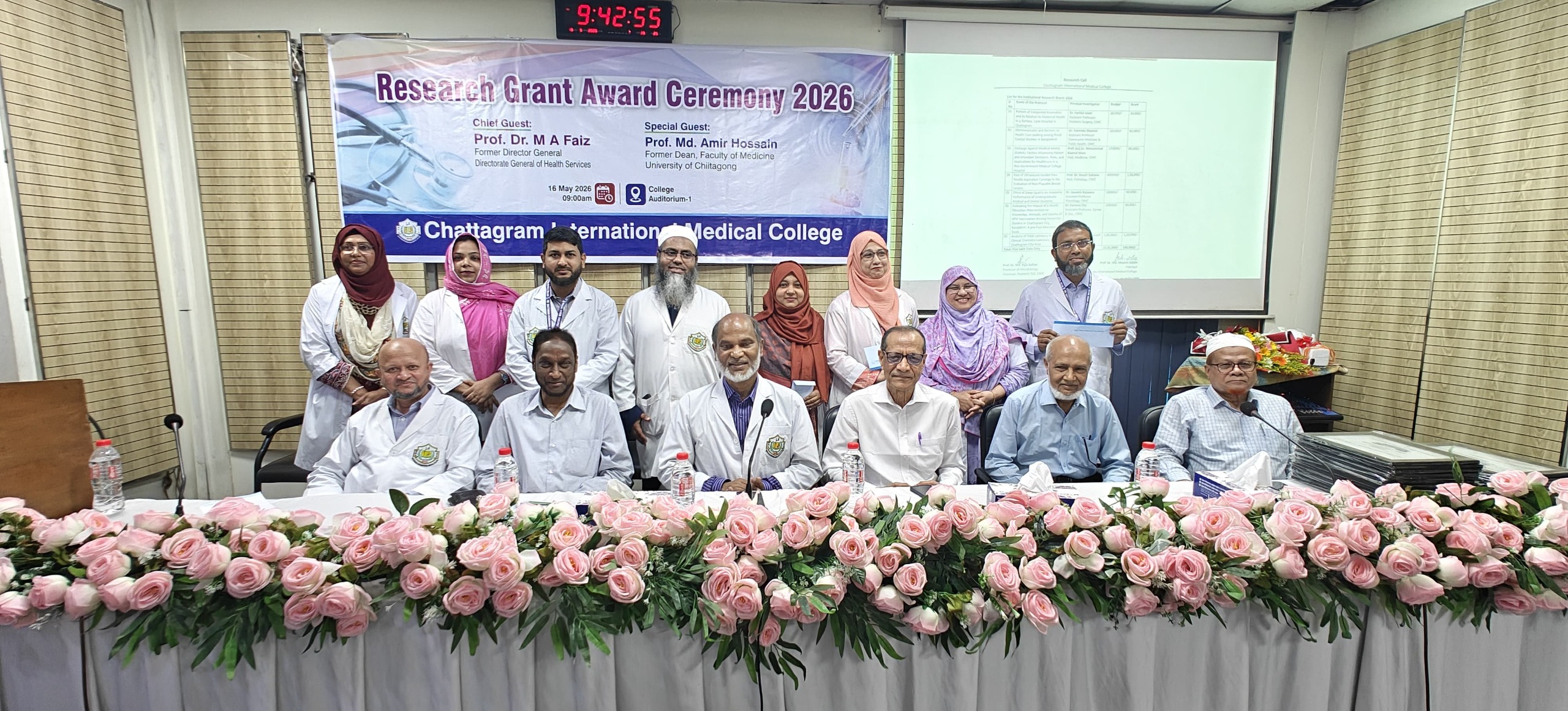 Research Grant Award Ceremony 2026